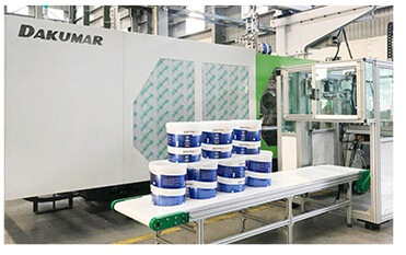 薄壁塑料漆桶出产线